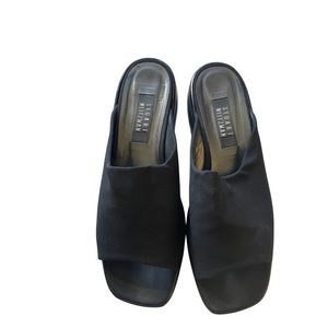 Stuart Weitzman size 10 slide on heel open toed heel